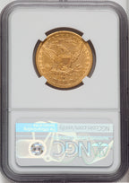 1882-CC $10 Liberty Eagle NGC AU53