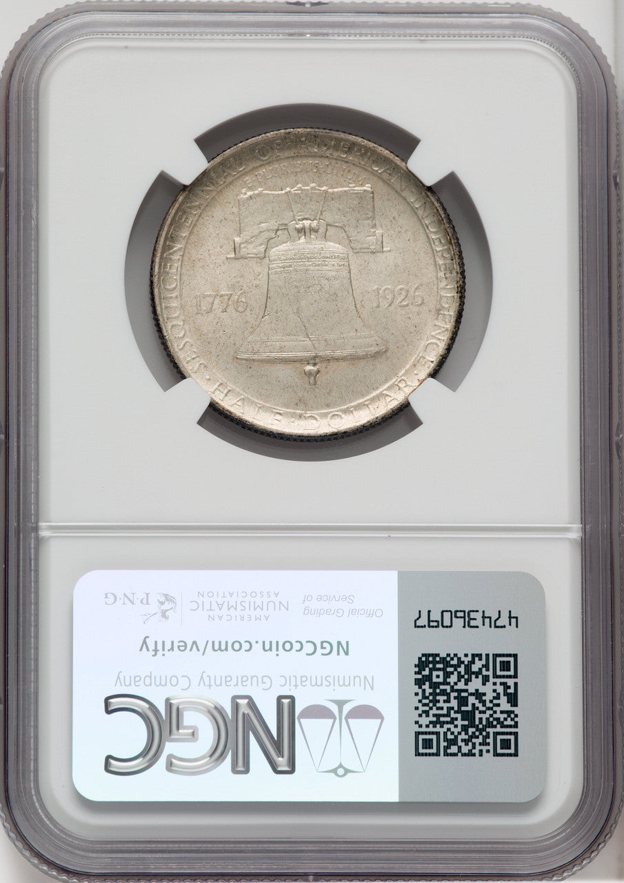 1926 50C Sesquicentennial Commemorative Silver NGC MS66