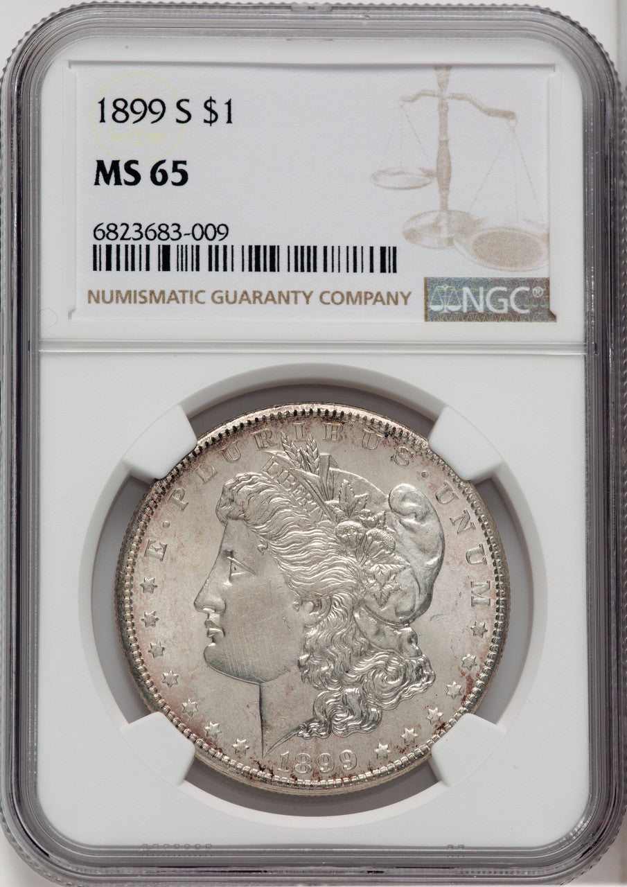 1899-S $1 Morgan Dollar NGC MS65