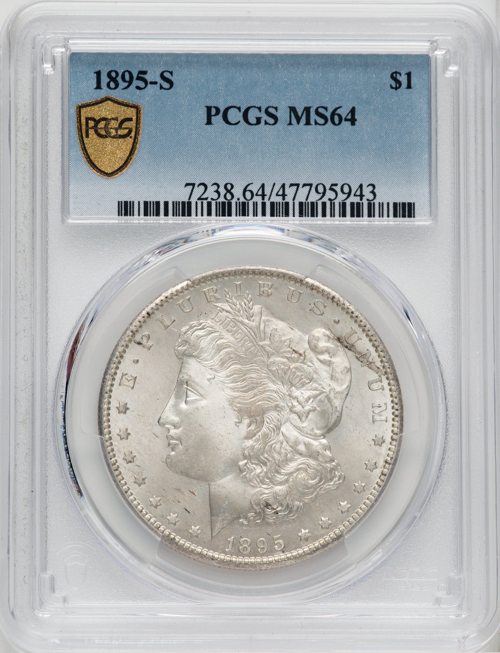 1895-S $1 Morgan Dollar PCGS MS64