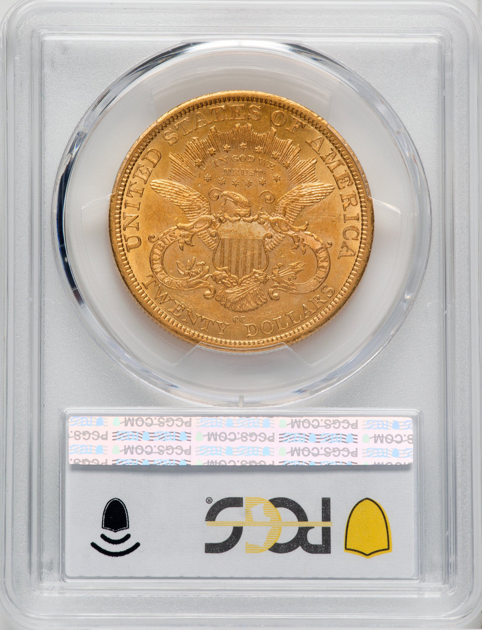 1877-CC $20 Liberty Double Eagle PCGS AU58