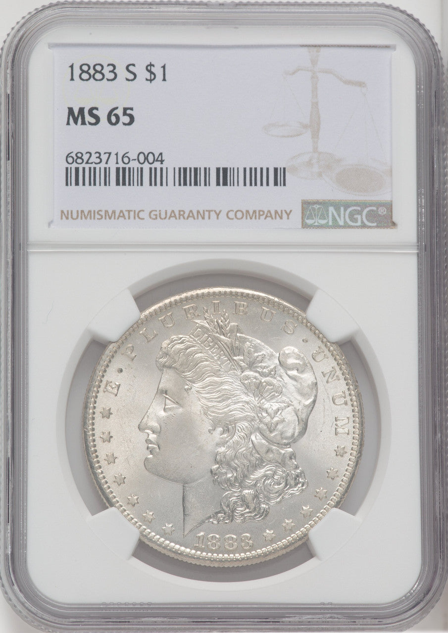 1883-S $1 Morgan Dollar NGC MS65