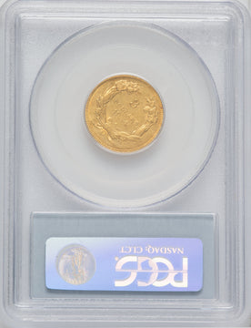 1854-O $3 Three Dollar Gold Pieces PCGS AU58