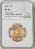 1915 $10 Indian Eagle NGC MS66