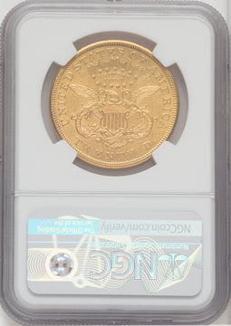 1874-CC $20 Liberty Double Eagle NGC AU55