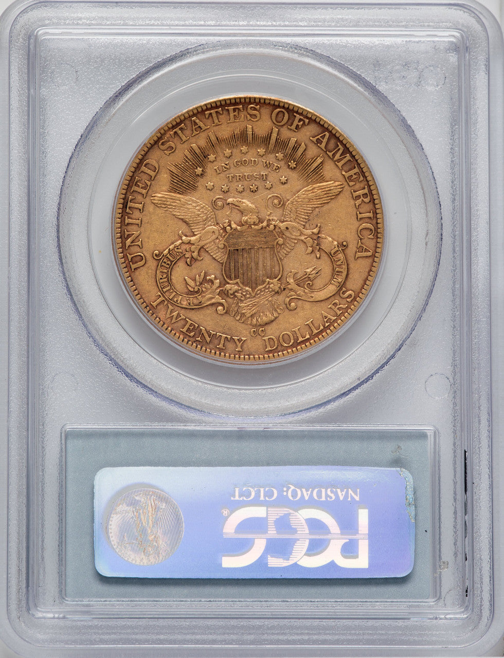 1889-CC $20 Liberty Double Eagle PCGS XF45