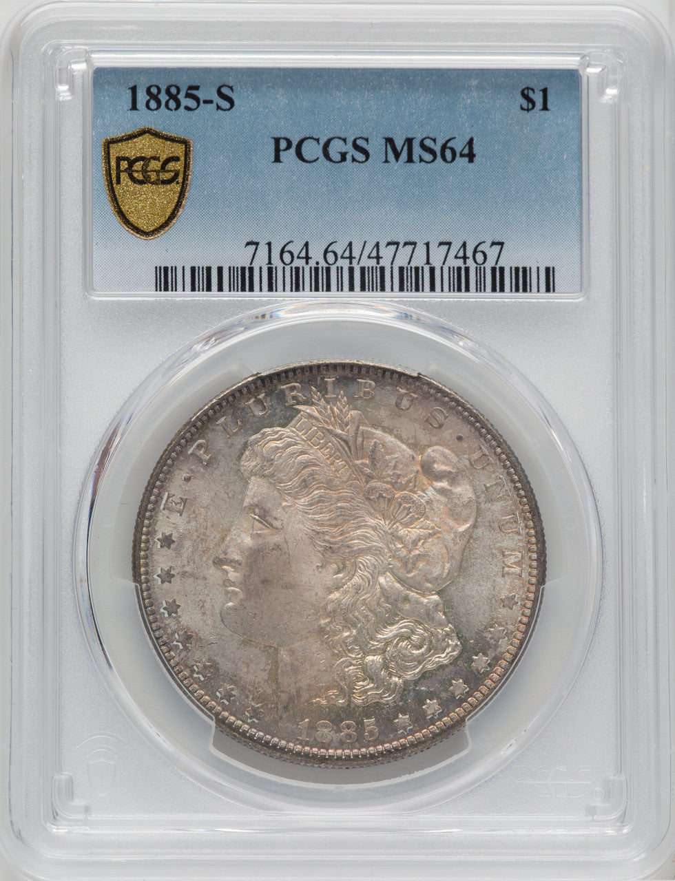 1885-S $1 Morgan Dollar PCGS MS64 (518448048)