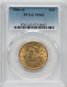 1906-O $10 Liberty Eagle PCGS MS62