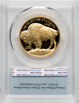 2023-W 1 oz Gold Buffalo First Strike PCGS PR70DCAM