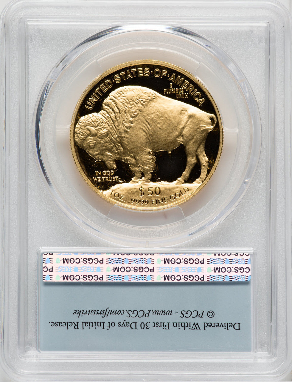 2023-W 1 oz Gold Buffalo First Strike PCGS PR70DCAM