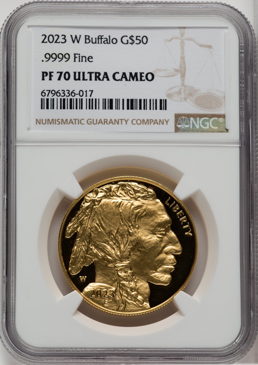 2023-W G$50 Gold Buffalo DCAM NGC PF70