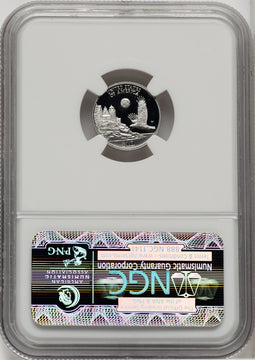 1998-W $10 Tenth-Ounce Platinum Brown Label NGC PF70