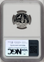2001-W $25 Quarter-Ounce Platinum Eagle Statue of Liberty Brown Label NGC PF70