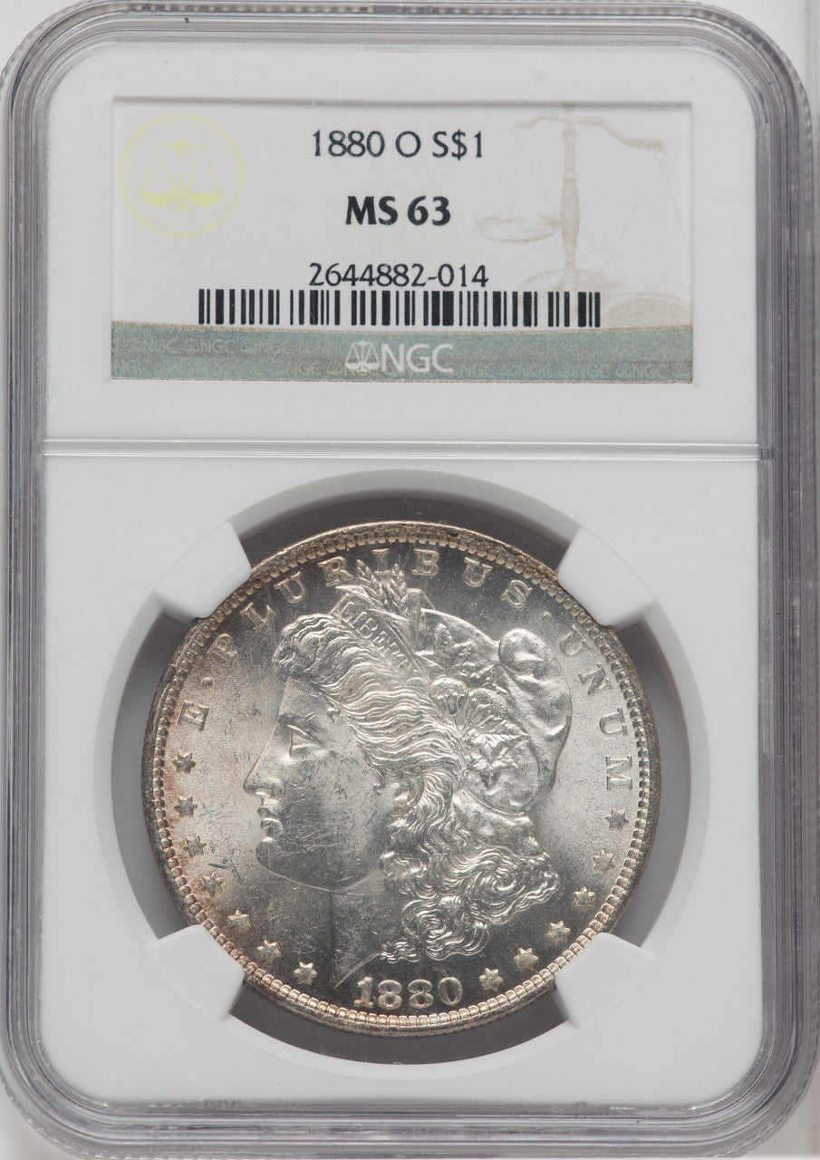 1880-O $1 Morgan Dollar NGC MS63