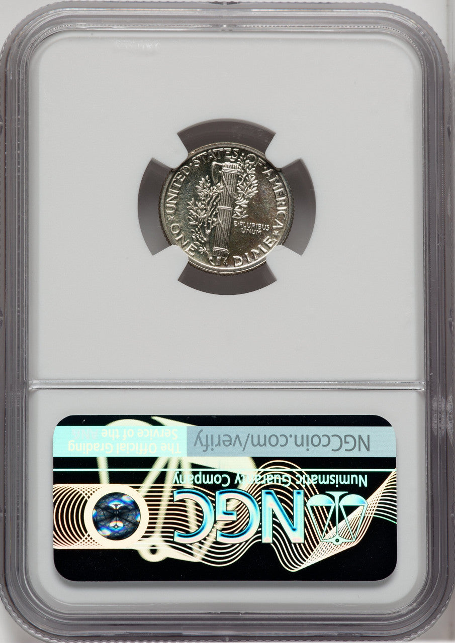 1936 10C Proof Mercury Dime NGC PR67+