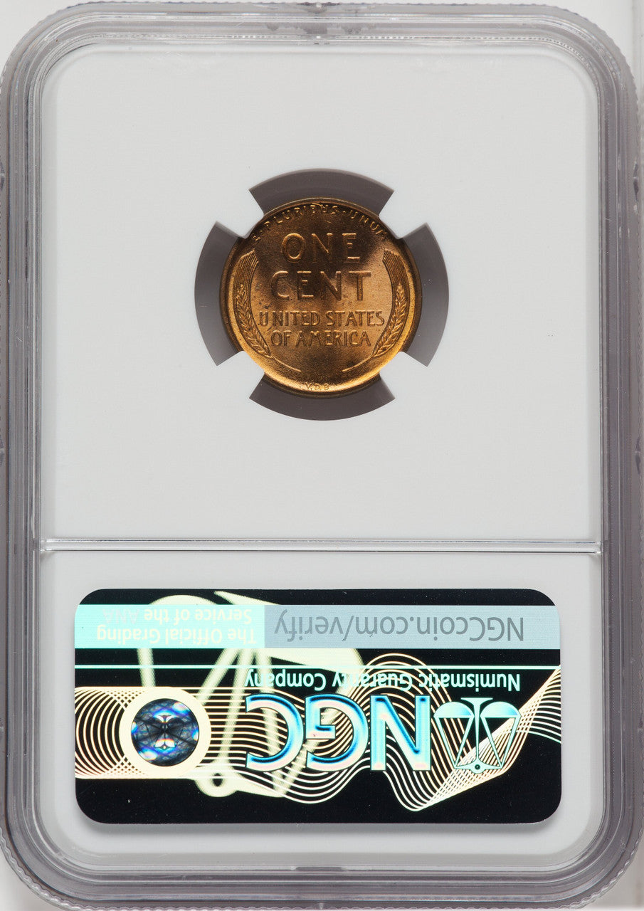 1909 1C VDB Lincoln Cent NGC MS67