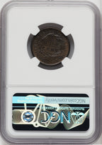 1809/6 1/2 C 9 Over Inverted 9 C-5 BN Half Cent NGC MS64