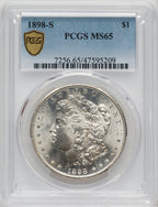 1898-S $1 Morgan Dollar PCGS MS65