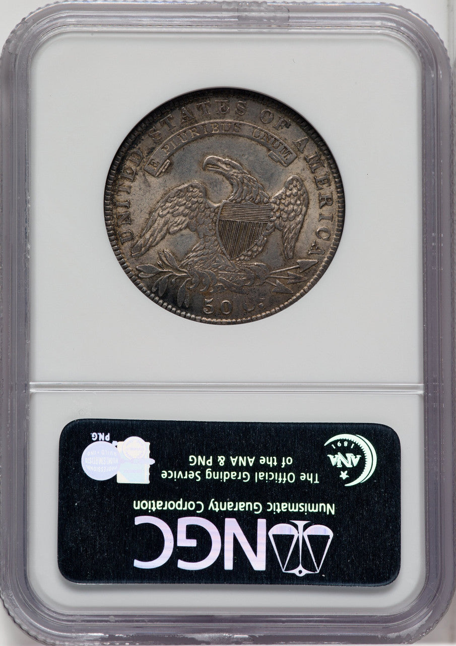 1836 50C O-118 Bust Half Dollar NGC AU58