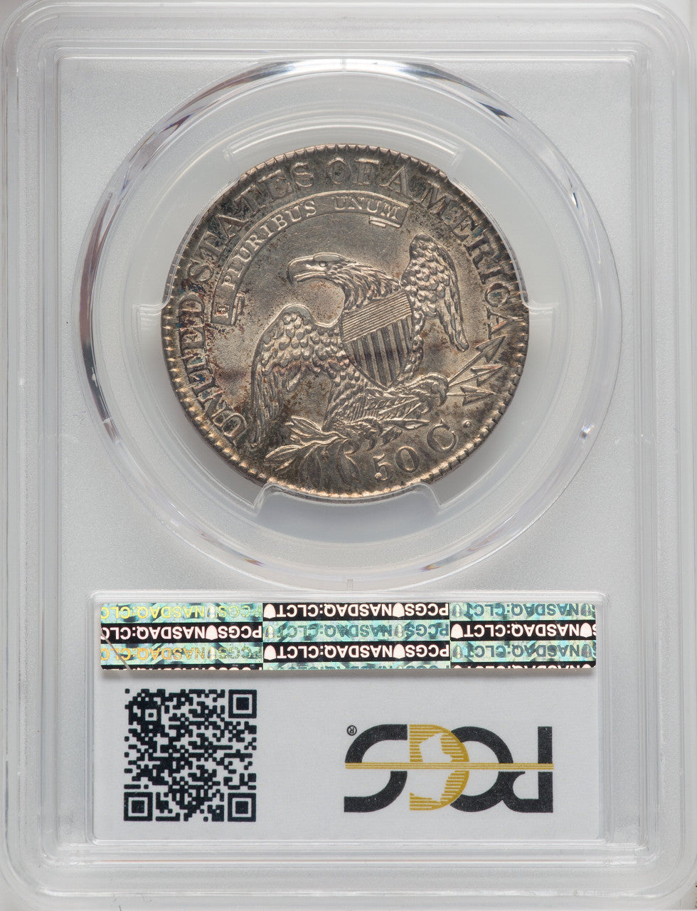 1828 50C O-120 Bust Half Dollar PCGS AU58