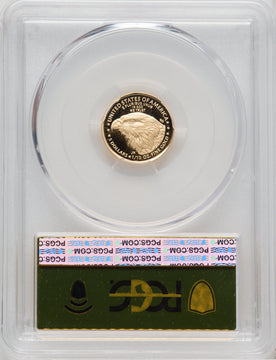 2023-W $5 Tenth Ounce Gold Eagle First Day of Issue Gold Foil PCGS PR70