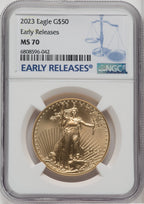 2023 $50 One-Ounce Gold Eagle First Strike NGC MS70