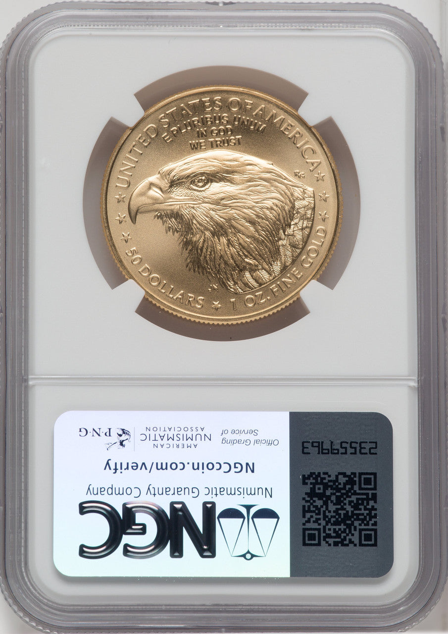 2023 $50 One-Ounce Gold Eagle First Strike NGC MS70