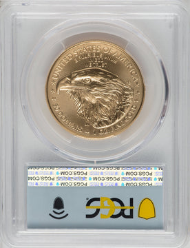 2023-W One-Ounce Gold Eagle Burnished First Day of Issue PCGS SP70
