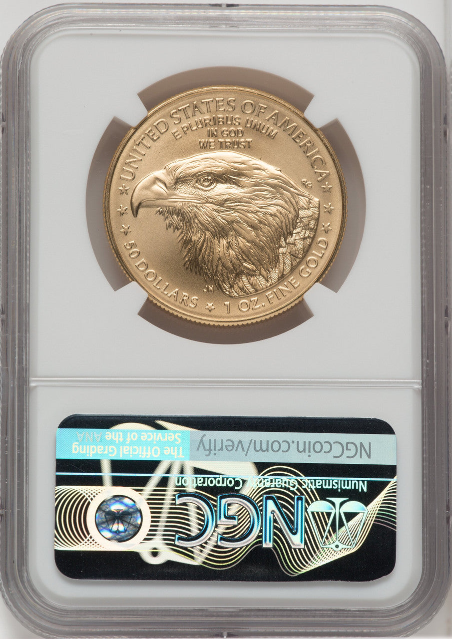 2023 $50 One-Ounce Gold Eagle NGC MS70 Ronald Reagan | LCR Coin