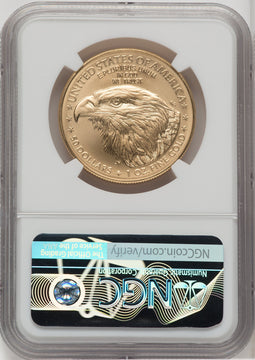 2023 $50 One-Ounce Gold Eagle NGC MS70 Ronald Reagan