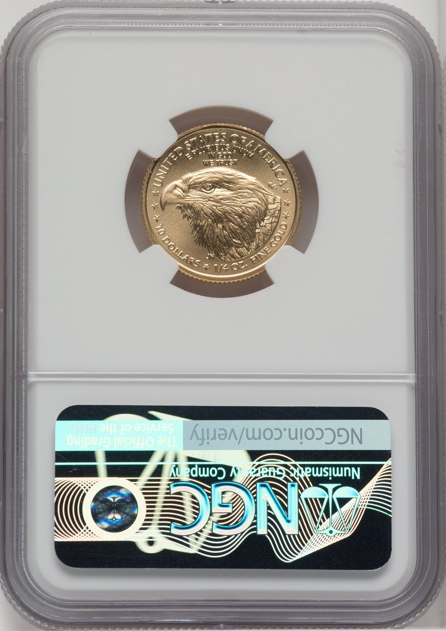 2023 $10 Quarter-Ounce Gold Eagle NGC MS70 Ronald Reagan