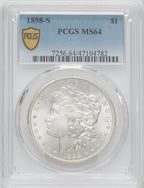1898-S $1 Morgan Dollar PCGS MS64