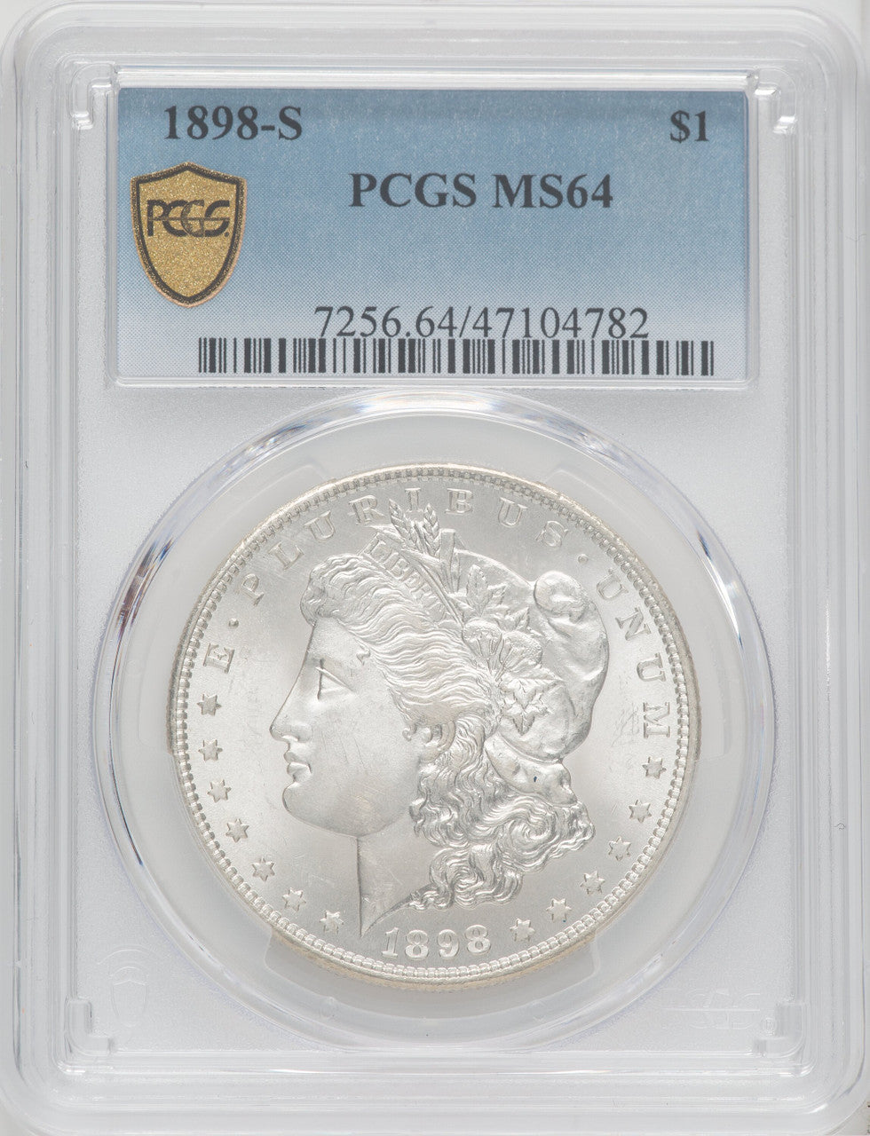 1898-S $1 Morgan Dollar PCGS MS64