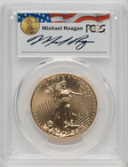 2016-W $50 One-Ounce Gold Eagle 30th Anniversary Michael Reagan PCGS MS69