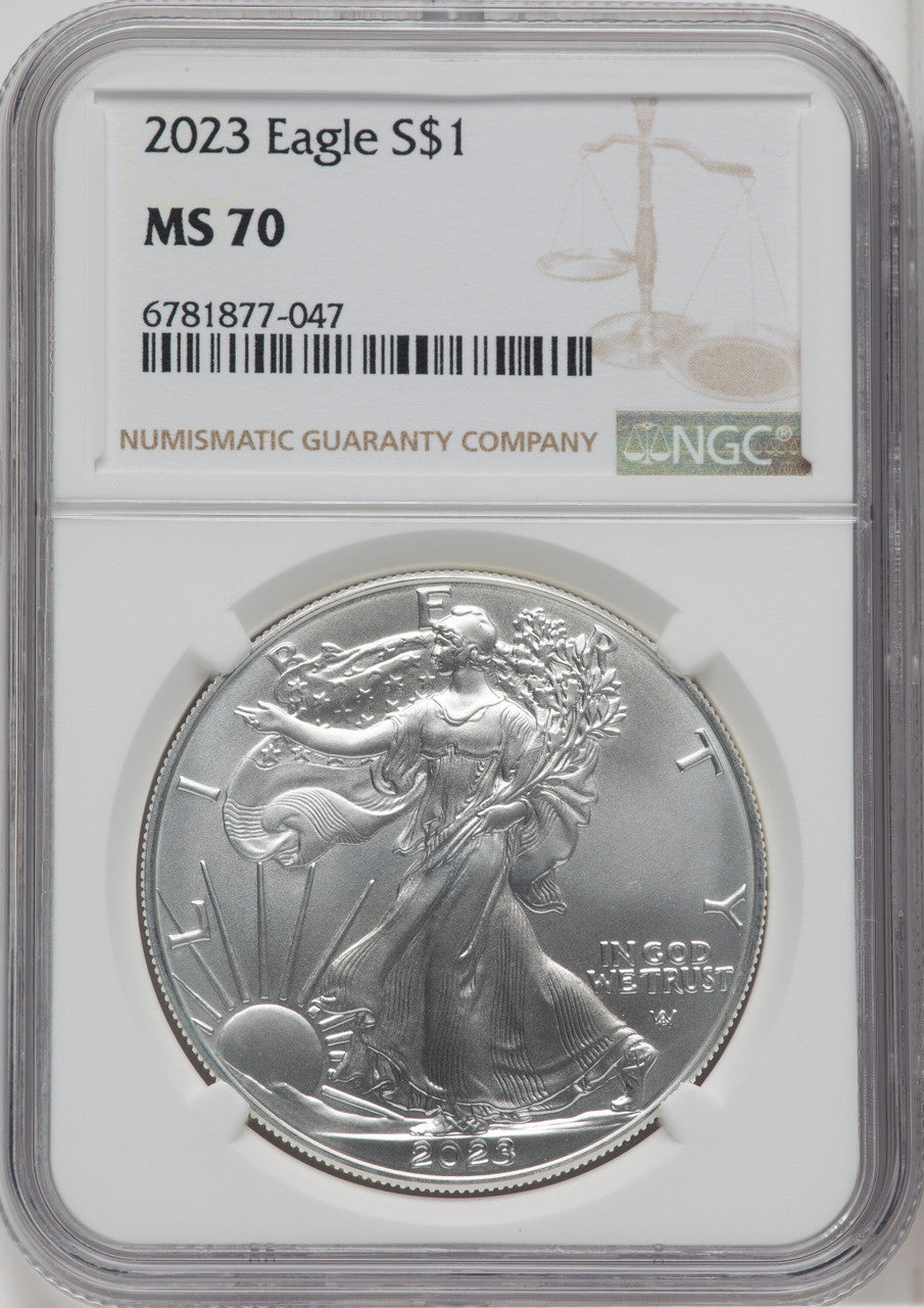2023 $1 Silver Eagle NGC MS70