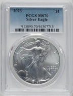 2023 $1 Silver Eagle PCGS MS70