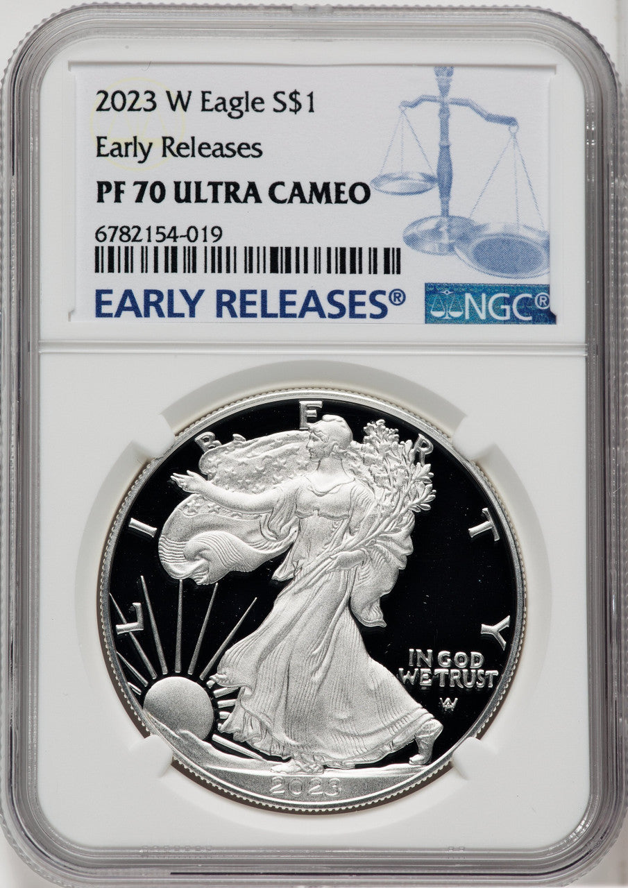 2023-W $1 Silver Eagle First Strike NGC PF70
