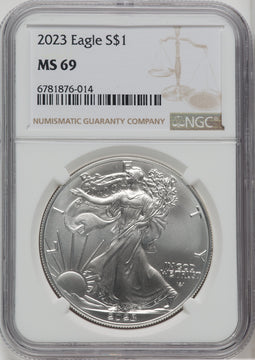 2023 $1 Silver Eagle NGC MS69