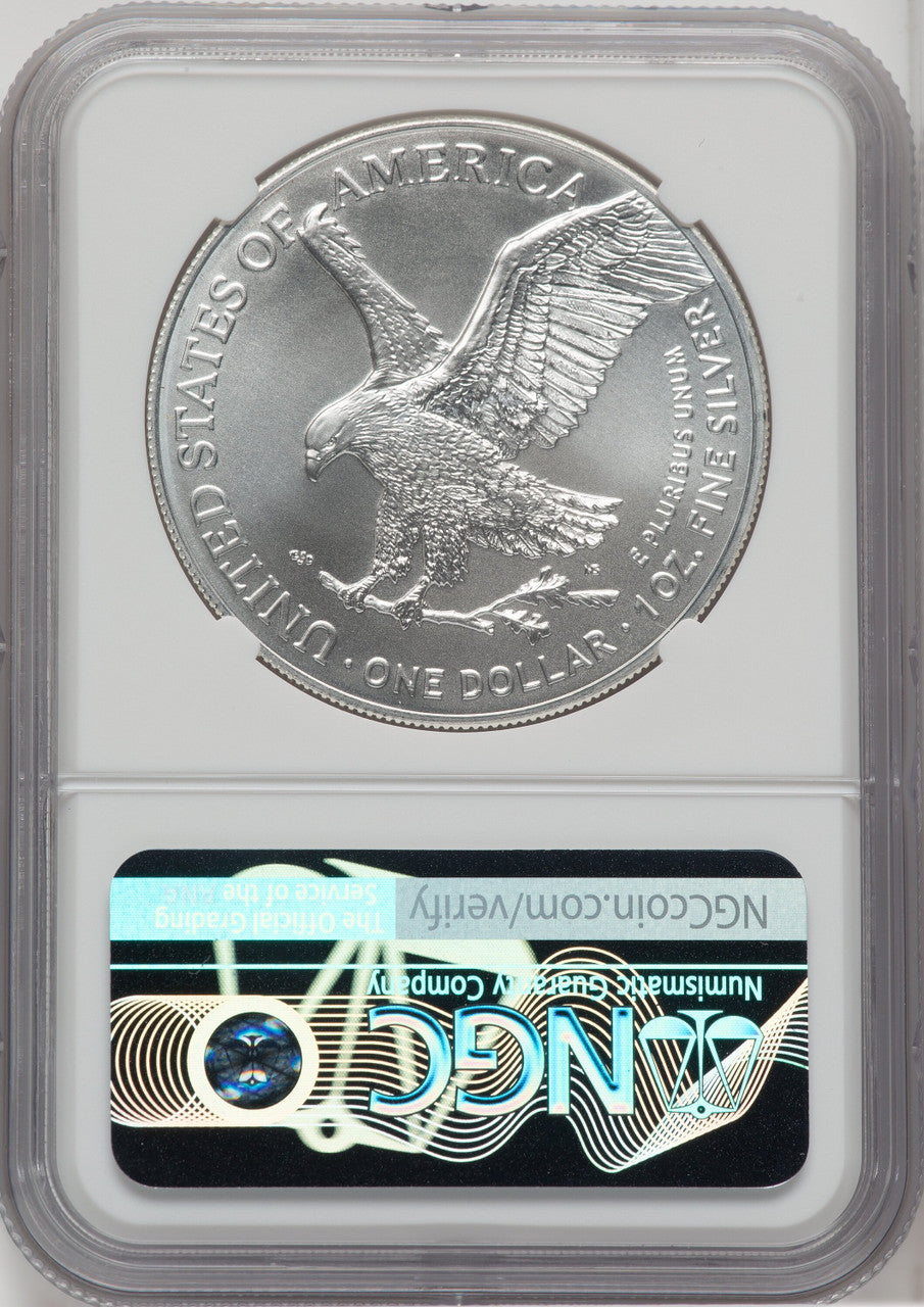 2023 $1 Silver Eagle First Day of Issue NGC MS70