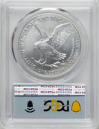 2023-W S$1 Silver Eagle Burnished First Day of Issue PCGS SP70
