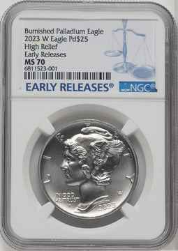 2023-W $25 Palladium First Strike NGC MS70