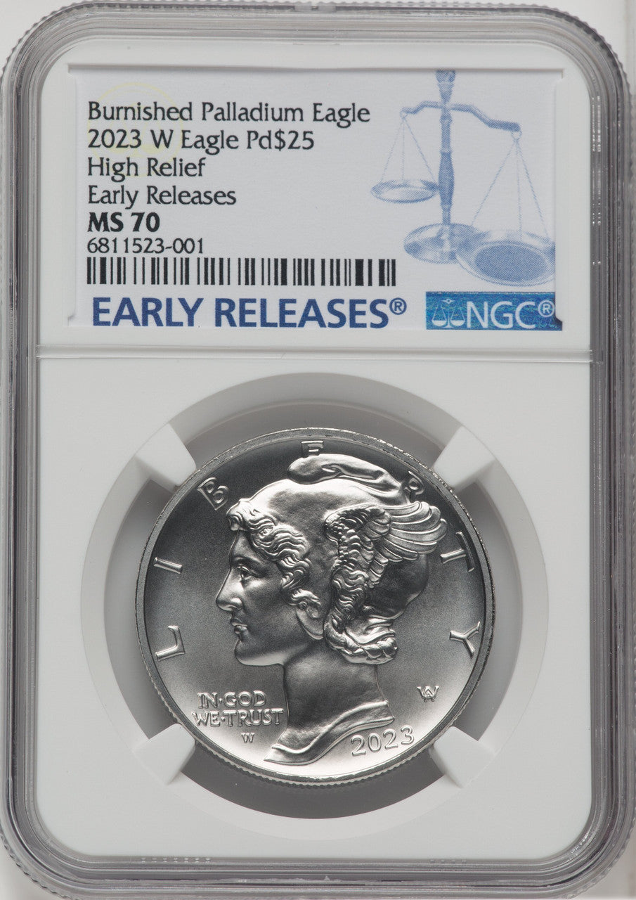 2023-W $25 Palladium First Strike NGC MS70