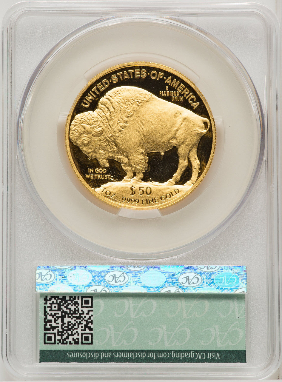2015-W $50 Gold Buffalo CACG PR70
