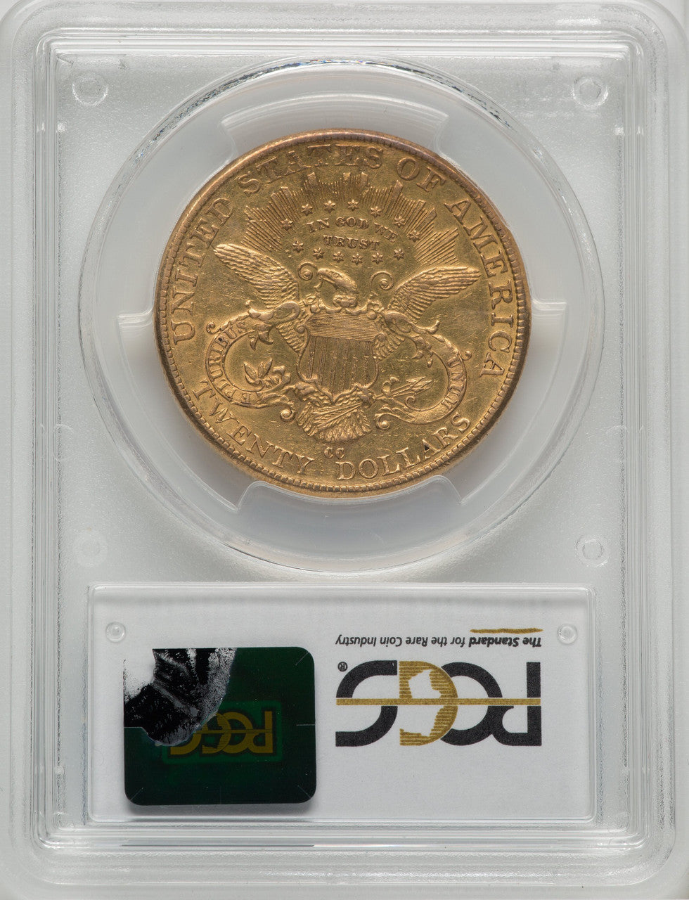 1891-CC $20 Liberty Double Eagle PCGS AU53