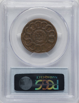 1787 Fugio Cent STATES UNITED 1/Horizontal 1 BN CAC Federal Contract Coinage PCGS XF40