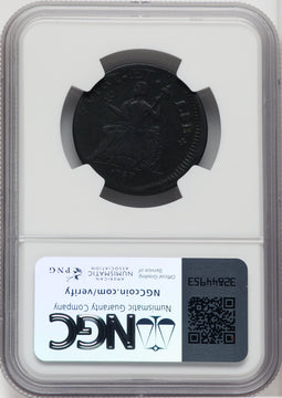 1787 Nova Eborac Copper Small Head BN Colonials NGC VF25