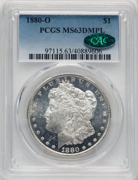 1880-O $1 DM CAC Morgan Dollar PCGS MS63