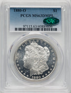 1880-O $1 DM CAC Morgan Dollar PCGS MS63