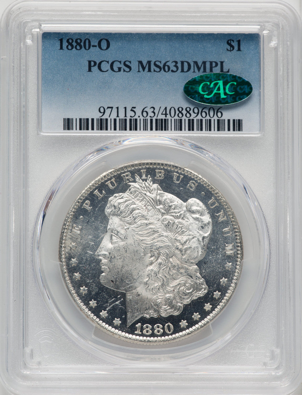 1880-O $1 DM CAC Morgan Dollar PCGS MS63