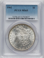 1902 $1 Morgan Dollar PCGS MS65